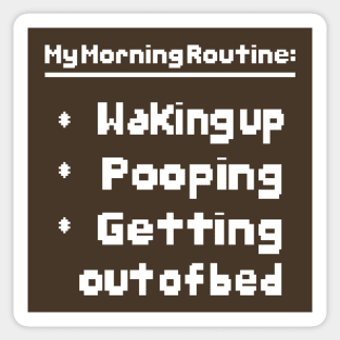 Morning Routine Sticker